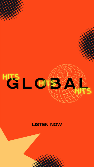 Global Music Hits Instagram story Image Preview