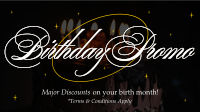 Birthday Promo Facebook event cover Image Preview