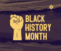 Black History Month Facebook Post Design