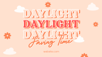 Quirky Daylight Saving Facebook Event Cover Image Preview