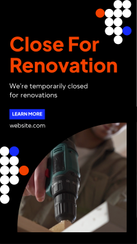 Temporary Home Renovation Facebook story Image Preview