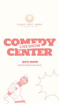 Comedy Center Instagram Story Design