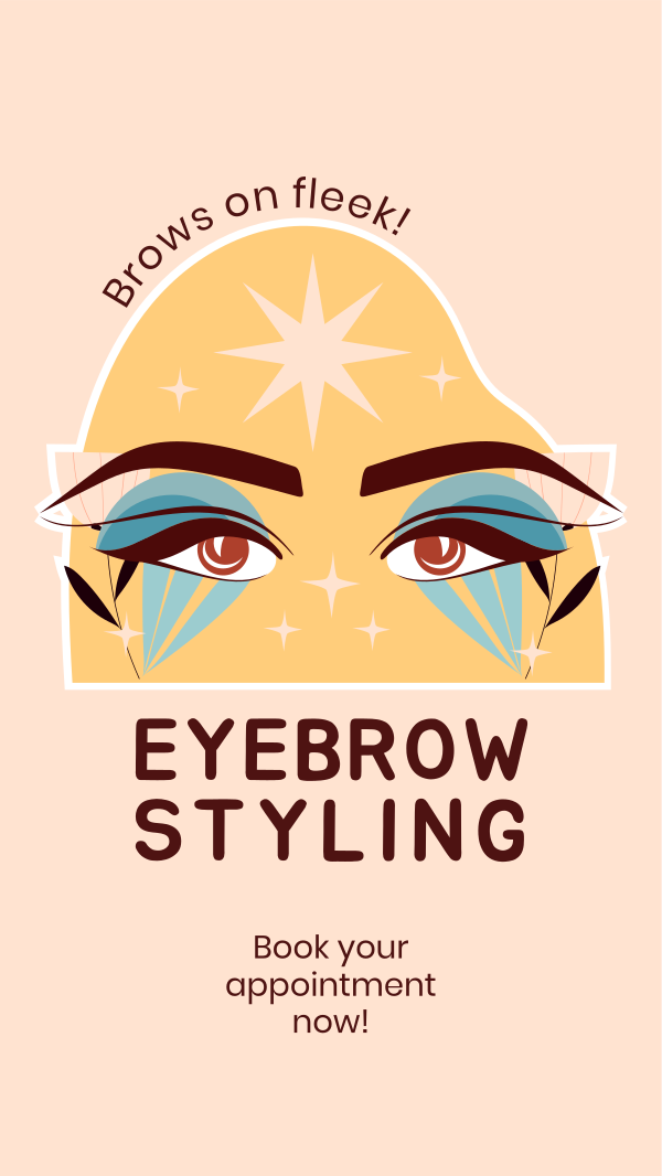 Eyebrow Treatment Instagram Story Design