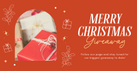 Holly Christmas Giveaway Facebook ad Image Preview