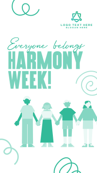 United Harmony Week Facebook Story Preview