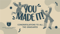 Quirky Graduation Animation Image Preview