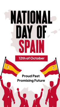 Spain: Proud Past, Promising Future Facebook Story Design