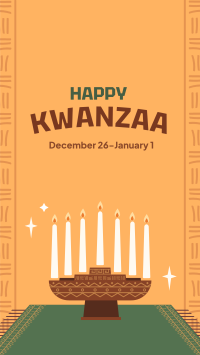 Kwanzaa Candle Instagram story Image Preview