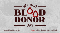 World Blood Donor Badge Animation Image Preview