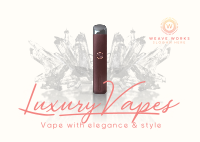 Luxury Vapes Postcard Image Preview