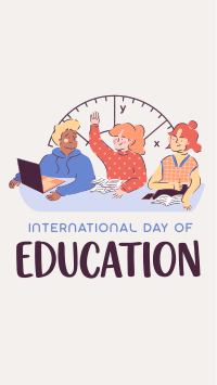 Students International Education Day Instagram Story Design