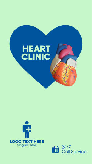 Heart Clinic Instagram story