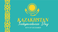 Ornamental Kazakhstan Day Facebook Event Cover Image Preview