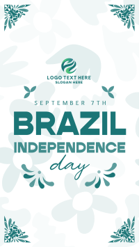 Brazil Independence Patterns YouTube Short Design