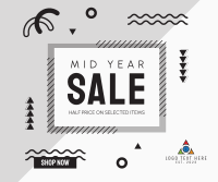 Mid Year Sale Facebook Post Design