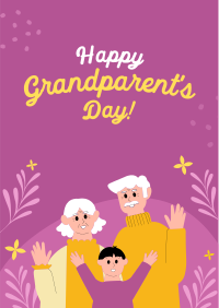 World Grandparent's Day Flyer Design