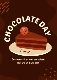 Chocolate Cake Poster Design