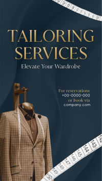 Tailoring Services Elegant Facebook Story Preview