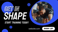 Training Fitness Gym Animation Image Preview