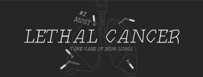 Lethal Lung Cancer Facebook cover Image Preview