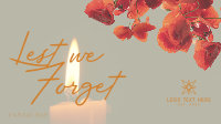 Red Poppies Anzac Day Facebook Event Cover Design
