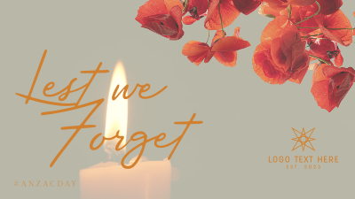 Red Poppies Anzac Day Facebook event cover Image Preview