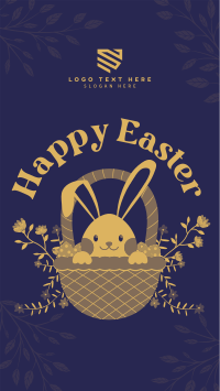 Modern Easter Bunny Instagram reel Image Preview