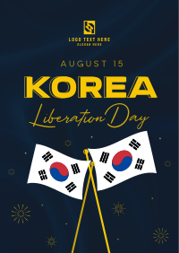Korea Liberation Day Poster Design