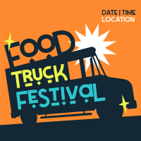 Food Truck Festival Instagram post Image Preview