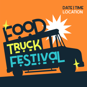 Food Truck Festival Instagram post