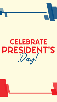 Celebrate President's Day Facebook Story Design