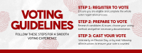 Election Voting Guidelines Facebook cover Image Preview