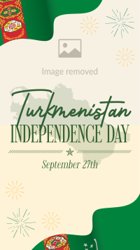 Celebrate Turkmenistan Facebook Story Preview