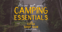 Camping Gear Essentials Facebook Ad Design