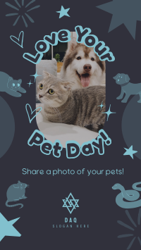 Share your Pet's Photo Facebook Story Design