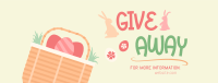 Easter Basket Giveaway Facebook cover Image Preview