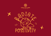 Positive Vibes Postcard Image Preview