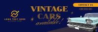 Vintage Cars Available Twitter header (cover) Image Preview