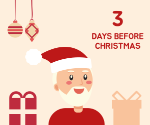 Santa Christmas Countdown Facebook post Image Preview