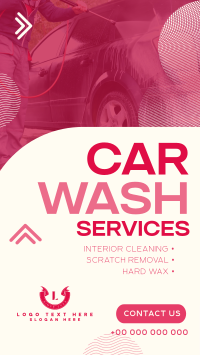 Minimal Car Wash Service YouTube Short Design