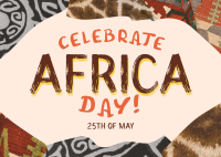 Africa Day Celebration Postcard Image Preview