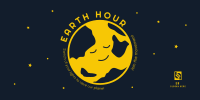 Sleeping Earth Twitter Post Design