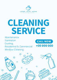 Cleaning Company Flyer Design