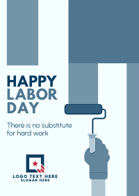 Labor Day Paint Flyer Design