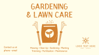 Seeding Lawn Care Facebook Event Cover Design