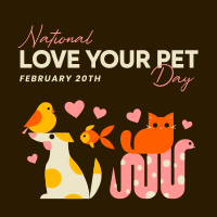 National Love Your Pet Day Linkedin Post Preview