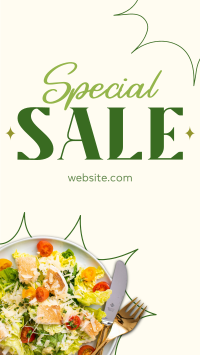 Salad Special Sale YouTube Short Design