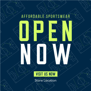 Affordable Sportswear Instagram post Image Preview