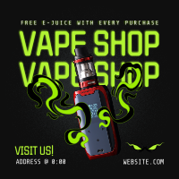 Vape Night Promo Instagram Post Image Preview