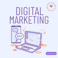 Simple Digital Marketing  Instagram post Image Preview